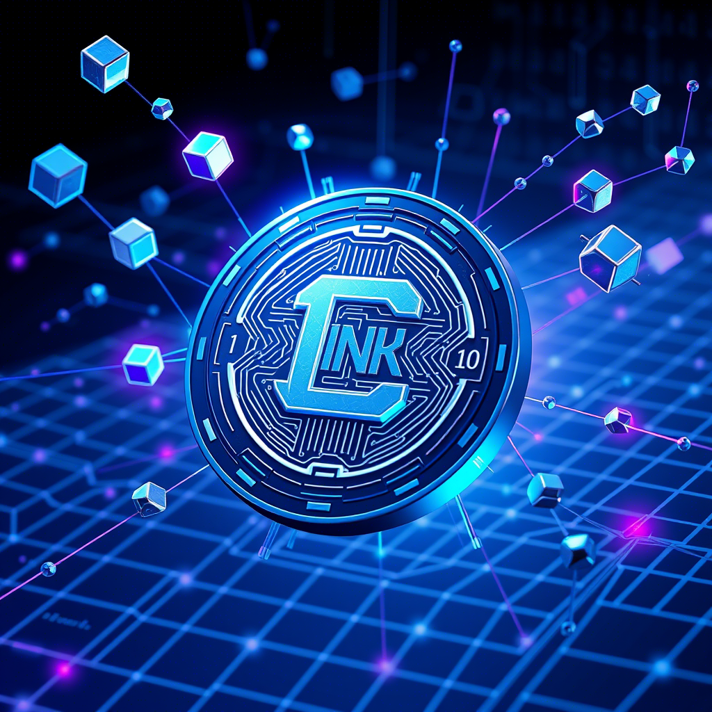 Diagram showing how Chainlink connects blockchains to off-chain data