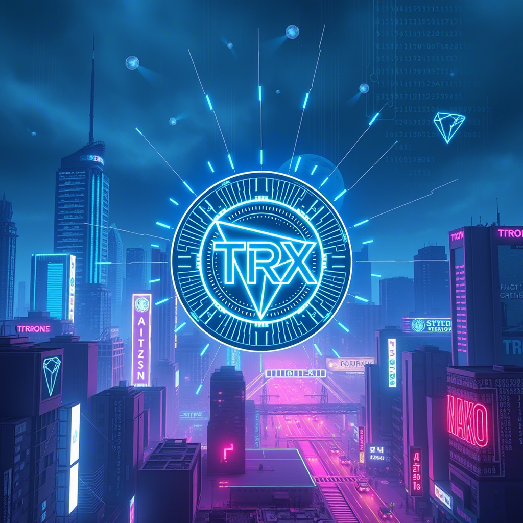 Historical price performance of TRON cryptocurrency showing steady growth.